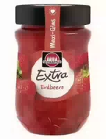 Schwartau Extra Erdbeere Maxi Glas