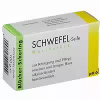 Schwefel Seife Blücher Schering 100 g Waschstück