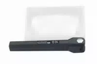 Schweizer Klappleseglas 2,5 Fach 75 50 mm