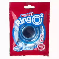 «ring O²» Doppelter Penisring, Hellblau, Latexfrei, Erektion 1 Stück 1 St