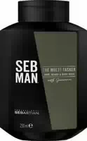 Sebastian Seb Man The Multitasker 3in1 Hair, Beard & Body Wash