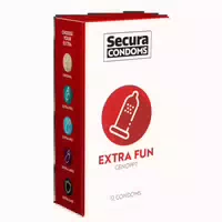 Secura «extra Fun» 12 Genoppte Kondome für Intensiven Ext 12 Kondome 12 st