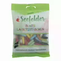 Seefelder Bunte Lakritzstäbchen 100 G Bonbons