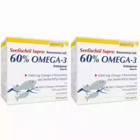 Seefischöl Supra: Konzentrat mit 60% Omega 3 Fettsäuren