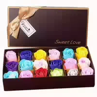 Seife Rosen Blumen Geschenkbox Duft Farbverlauf Form 18 Mult 1 st