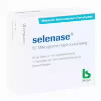 Selenase 50 Mikrogramm Injektionslösung
