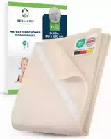 Sensalou Matratzenschoner 80 X 180 cm Beige