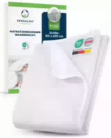 Sensalou Matratzenschoner Wasserdicht Nässeschutz Matratzenauflage 50x90cm