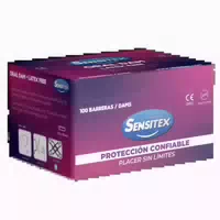 «oral Dam Latex Free» – 100 Stück, Hypoallergen, Ultradünn 100 Tücher 100 St