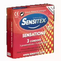 «sensations» Stimulierende Und Vegane Kondome Aus Spanien 3 Kondome 3 St