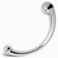 Fops Doppeldildo Analplug Metall 16cm Prostata Dildo 1 st