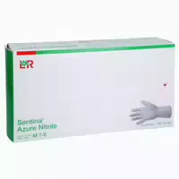 Sentina Azure Nitrile Unt Hands Unste Pf m 7 8 100 st