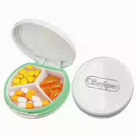 Serfeymi Tablettenbox Pillendose Wasserdichte 3 Fächer für R 1 st