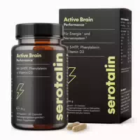 Serotalin Active Brain Performance | Energie¹, Nervenfunktion² & Psychische Funktion² | 60 Kapseln