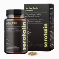 Serotalin Johanniskraut Kapseln – Nervenfunktion¹²³ & Psyche¹³ | Active Brain Zen Mood, Vitamin B1¹