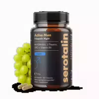 Serotalin Testosteron Kapseln – Ksm 66 Ashwagandha Hochdosiert, Active Men T Kapseln Night, Vegan