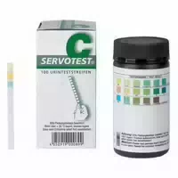 Servotest Diagnose Urinteststreifen für Ph, Glucose, Protein