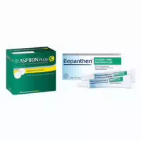 Set bei Ersten Erkältungsanzeichen: Aspirin Plus C Bepanthen