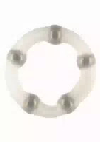 Robotic Beaded Cockring Transparent