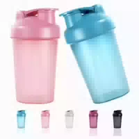 Shaker Eiweiß 500ml Messskala Bpafrei Whey 500 ml Blau Rosa 1 st