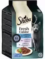 Sheba Fresh Cuisine Taste Of Paris mit Rind, Weißfisch, Hühnerleber