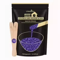 Lifestance Waxing Perlen Wachsperlen Lavendel 450 g