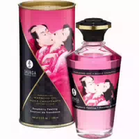 Shunga Intimate Kisses Öl Raspberry