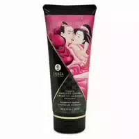 Shunga Massage Cream Raspberry 200 ml