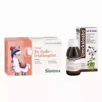 Sidroga Bio Kinder Erkältungstee Umckaloabo Saft für Kinder