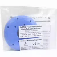 Siebschalen Pessar Silicon 75 mm