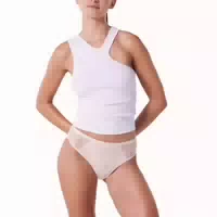 Siegmund Care Hygieneunterwäsche Damenslip mit Spitze Seitlich