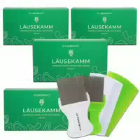 Silberkraft Läusekamm Set