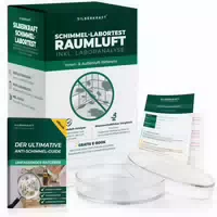 Silberkraft Schimmeltest Raumluft mit Laboranalyse & Außenluft Vergleich