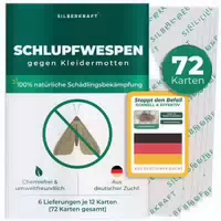 Silberkraft Schlupfwespen gegen Kleidermotten