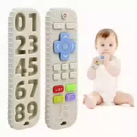 Silikon Beißring Zahnhilfe Spielzeug für Babys 3 1 st
