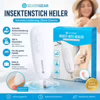 Silvergear Insektenstichheiler mit Wärmefunktion Unterstützung bei Juckreiz und Hautreizungen