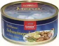 Simon Delikatess Schweinegulasch in Feiner Sauce