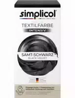Simplicol Textilfarbe Intensiv Samt Schwarz