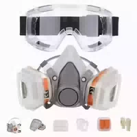 Lamanice Halbgesichts Atemschutzmaske 8 Filter Baumwolle Bri 1 st