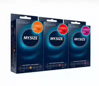My Size Kondome 3 X 10er Set 57, 60, 64 mm 30 Stück Extra Dünn | mit Natürlichem Hautgefühl