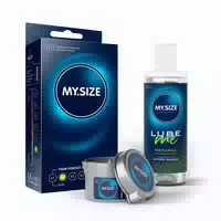 My Size Pro Kondome Lube Me Natural Body Candle Set
