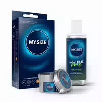 My Size Pro Kondome Lube Me Natural Body Candle Set