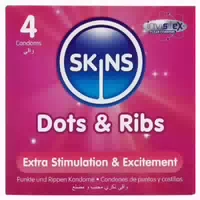 «dots & Ribs» Gerippt Genoppte Kondome Ohne Latexgeruch 12 Kondome