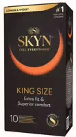 Latexfreie Kondome „king Size“, Extra Groß