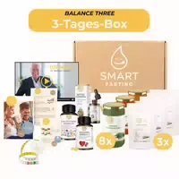 Smart Fasting Balance Three Fastenbox 3 Tage Vegan, Natürlich Fasten nach Buchinger