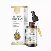 Smart Fasting Bittertropfen ohne Alkohol 12 Pflanzenextrakte Vegan Hochdosiert