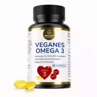 Smart Fasting Omega 3 Vegan 1 500mg Algenöl Tagesdosis Hochdosiert Life´s Omega