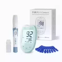 Fora 6 Connect 6 in 1 Starter Kit mg dl für Zuhause Bluetooth Sync