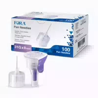 Fora Pen Nadeln 31g 8mm 100 Stück Insulin Pen Nadeln Nadeln für Spritzen The Tester 1 st
