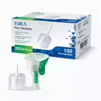 Fora Pen Nadeln 32g 4mm 100 Stück Insulin Pen Nadeln Nadeln Für Spritzen The Tester 1 St